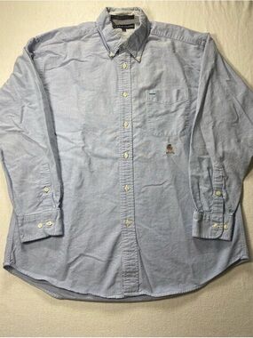 Tommy Hilfiger Light Blue Button-Down Oxford Shirt